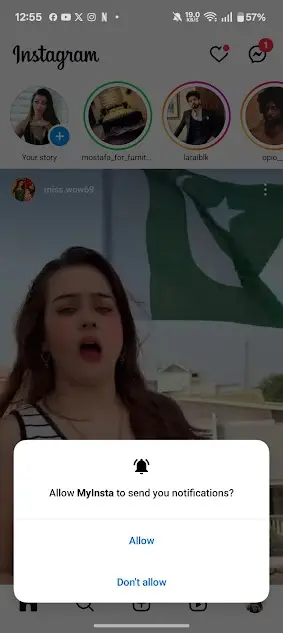 Screenshot of Insta Nice Android